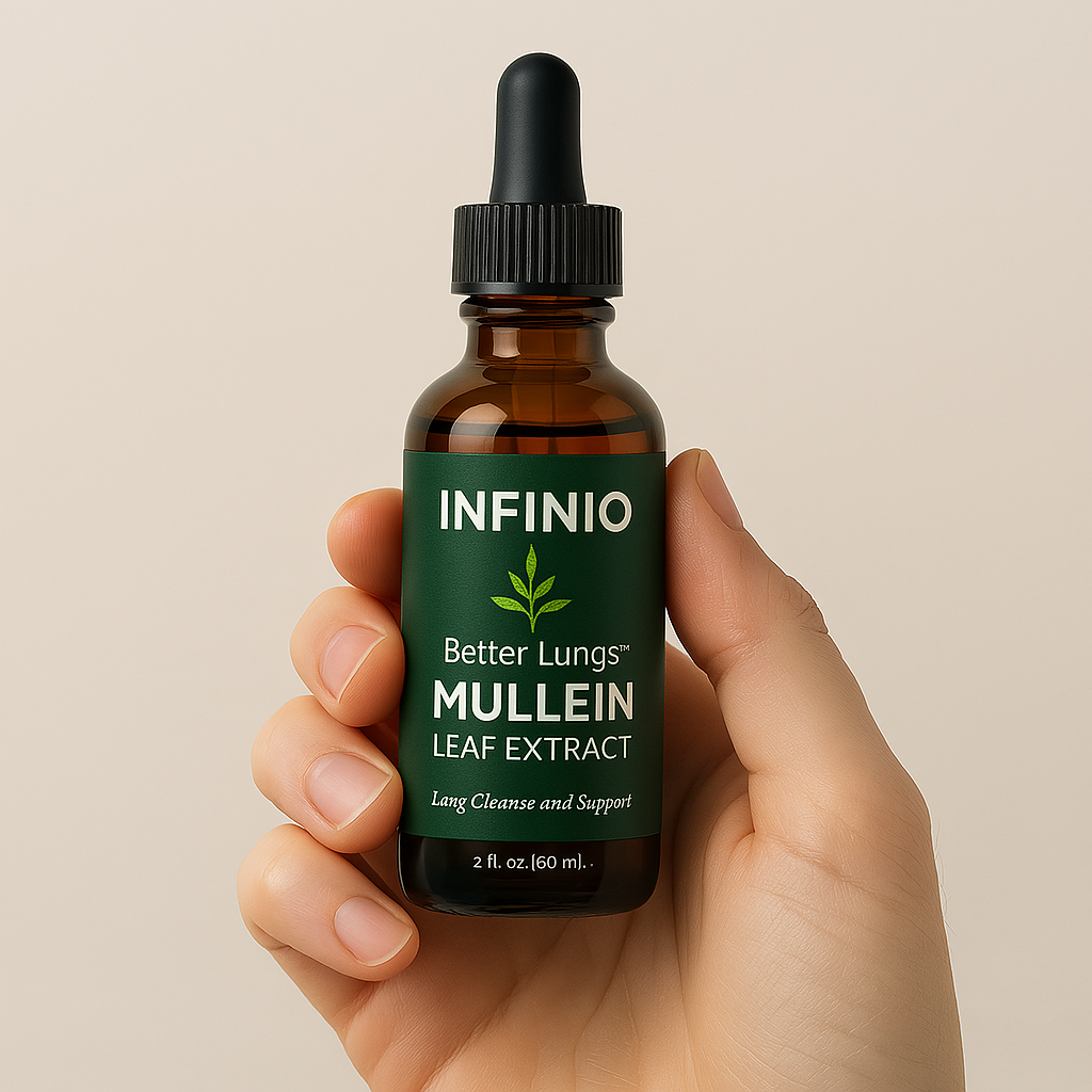 INFINIO | Mullein Leaf Extract + Chlorophyll Lung Drops